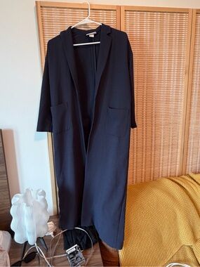 MONKL navy blue trench